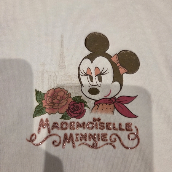 Disney EPCOT Eiffel Tower Print Long Sleeve Shirt - White - Picture 2 of 5